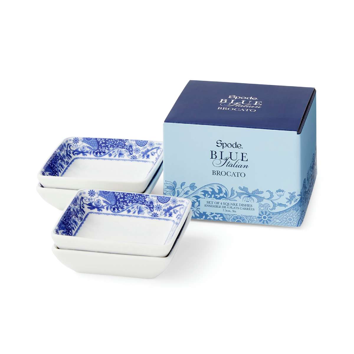 Brocato Set of 4 Square Dishes image number null